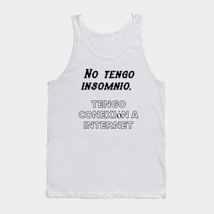 Insomnio versus Internet Tank Top